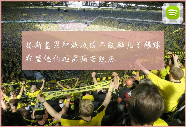 赫斯基因种族歧视不鼓励儿子踢球希望他们远离痛苦经历